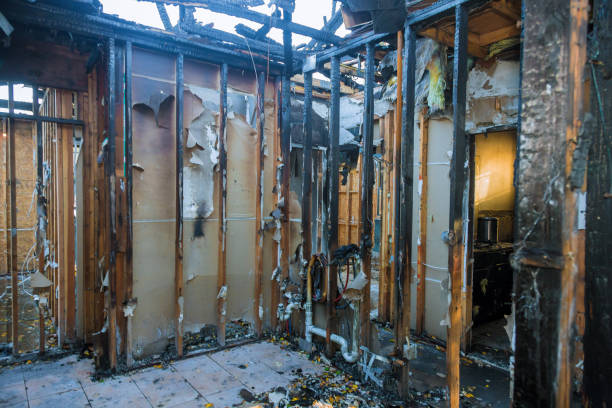 Professional Emergency Fire Cleanup technician working in Los Ranchos, CA